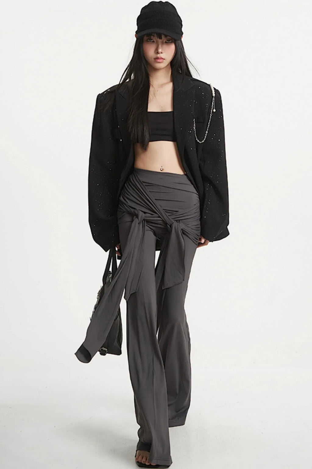 Strappy Flared Pants