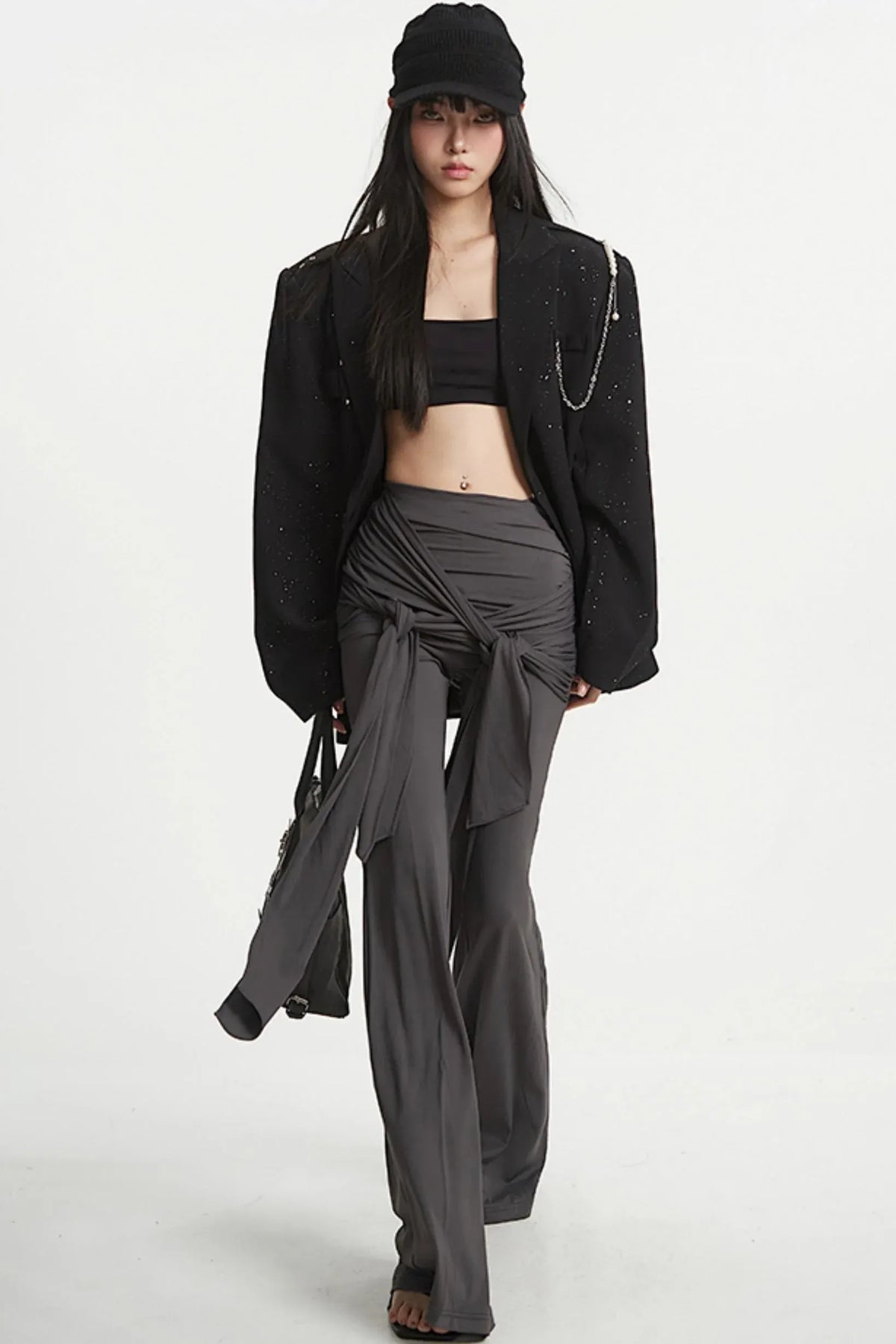 Strappy Flared Pants