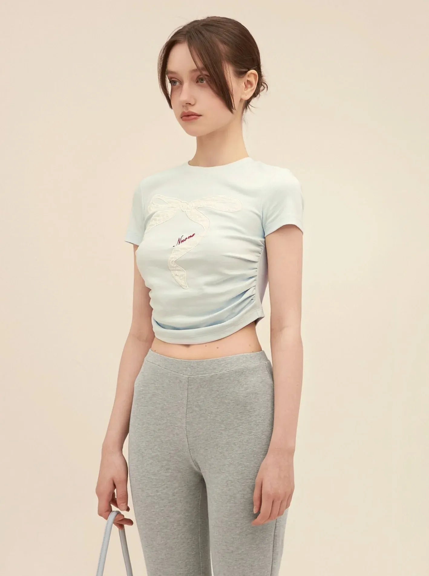 Retro Lace Patch Crop Set-Up