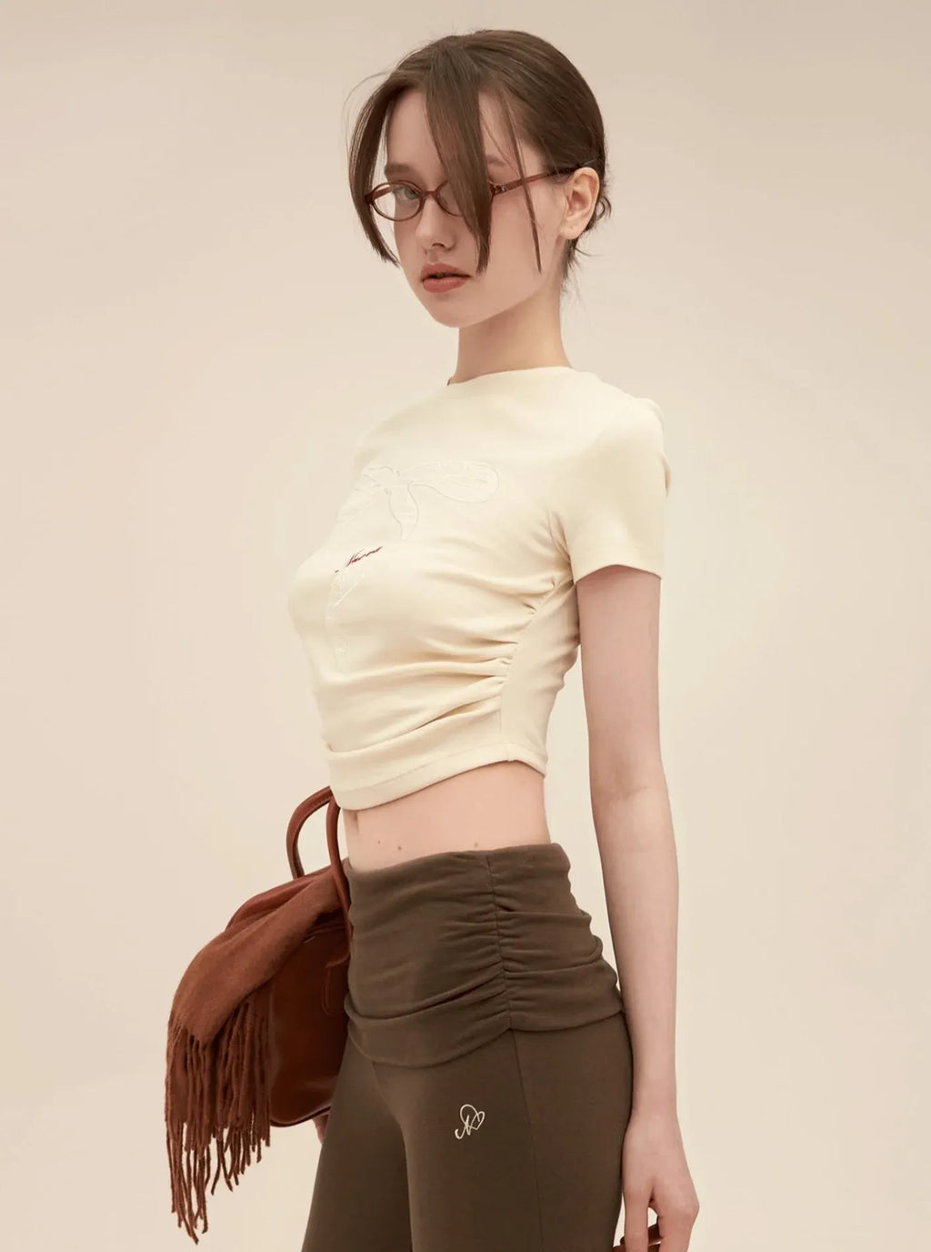Retro Lace Patch Crop Set-Up