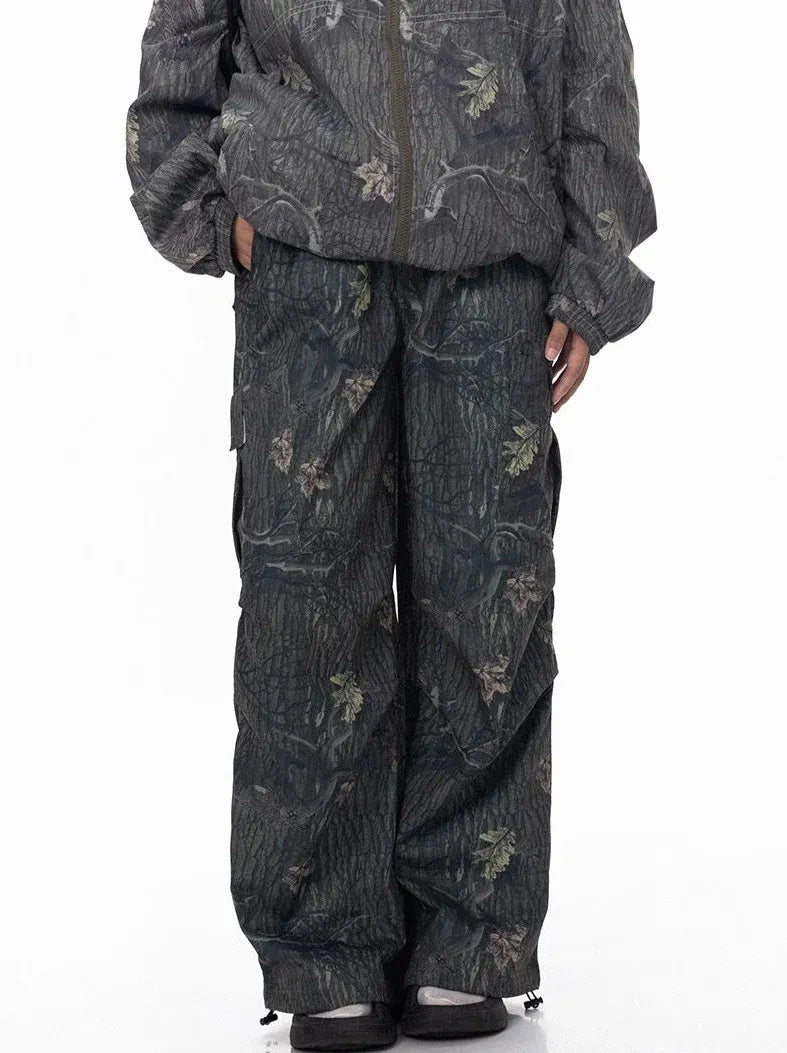 Graffiti Art Print Tube Straight Pants