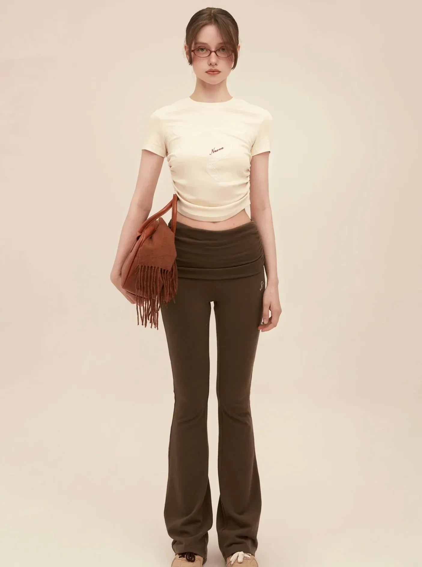 Retro Lace Patch Crop Set-Up