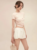 Retro Lace Patch Crop Set-Up