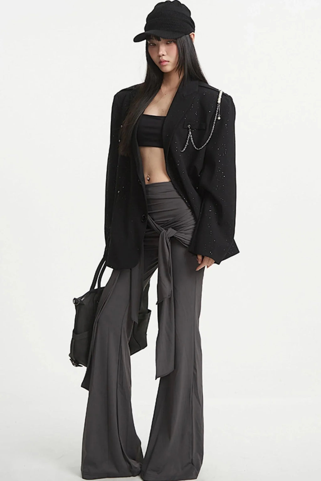 Strappy Flared Pants