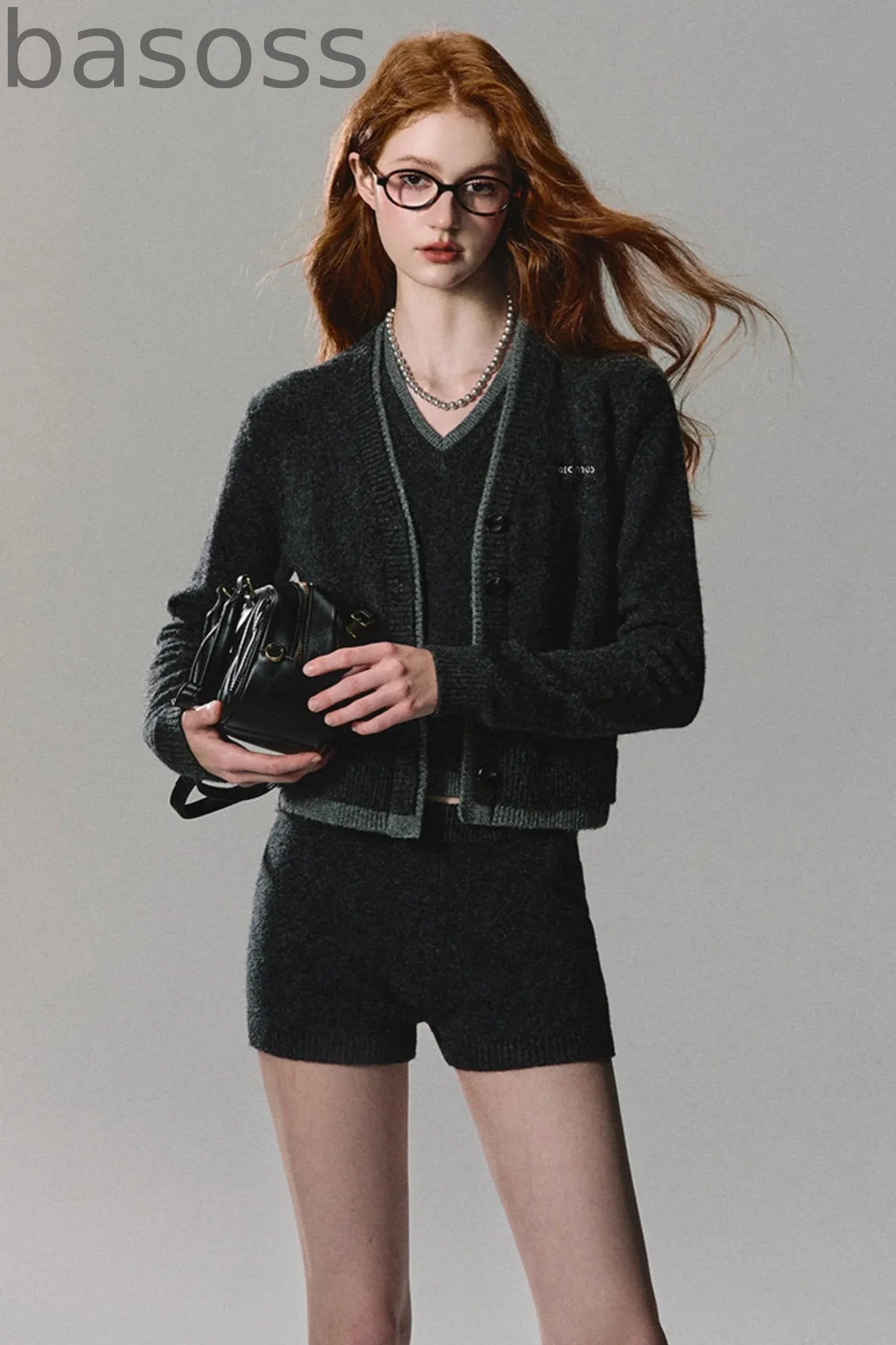 Miu Sense Knitted Cardigan Set-Up