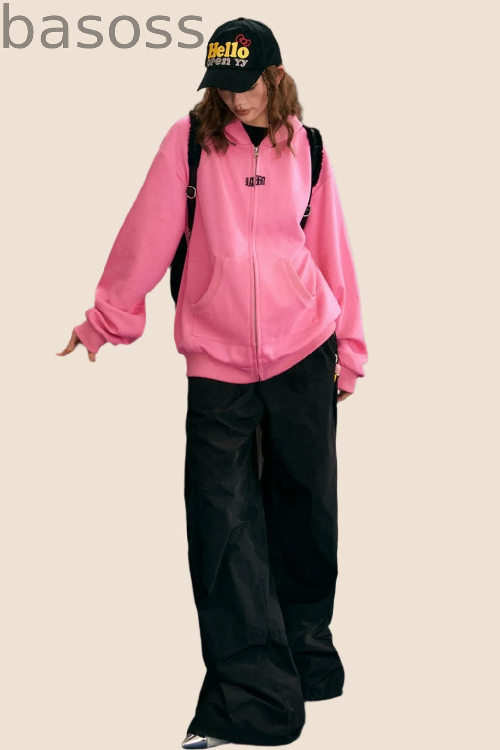 Dopamine Yellow Zipper Sweatshirt Jacket