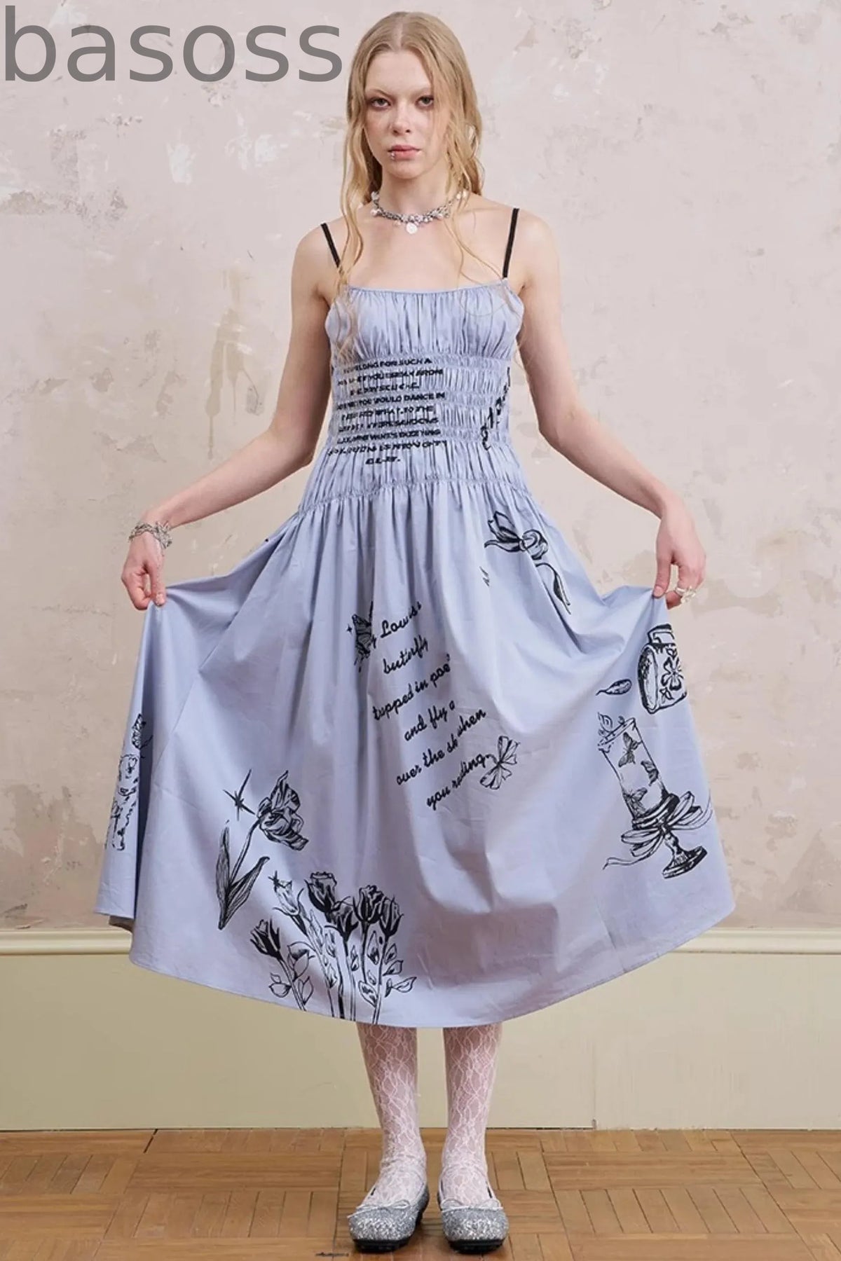 Waist Maxi Dress