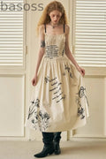 Waist Maxi Dress