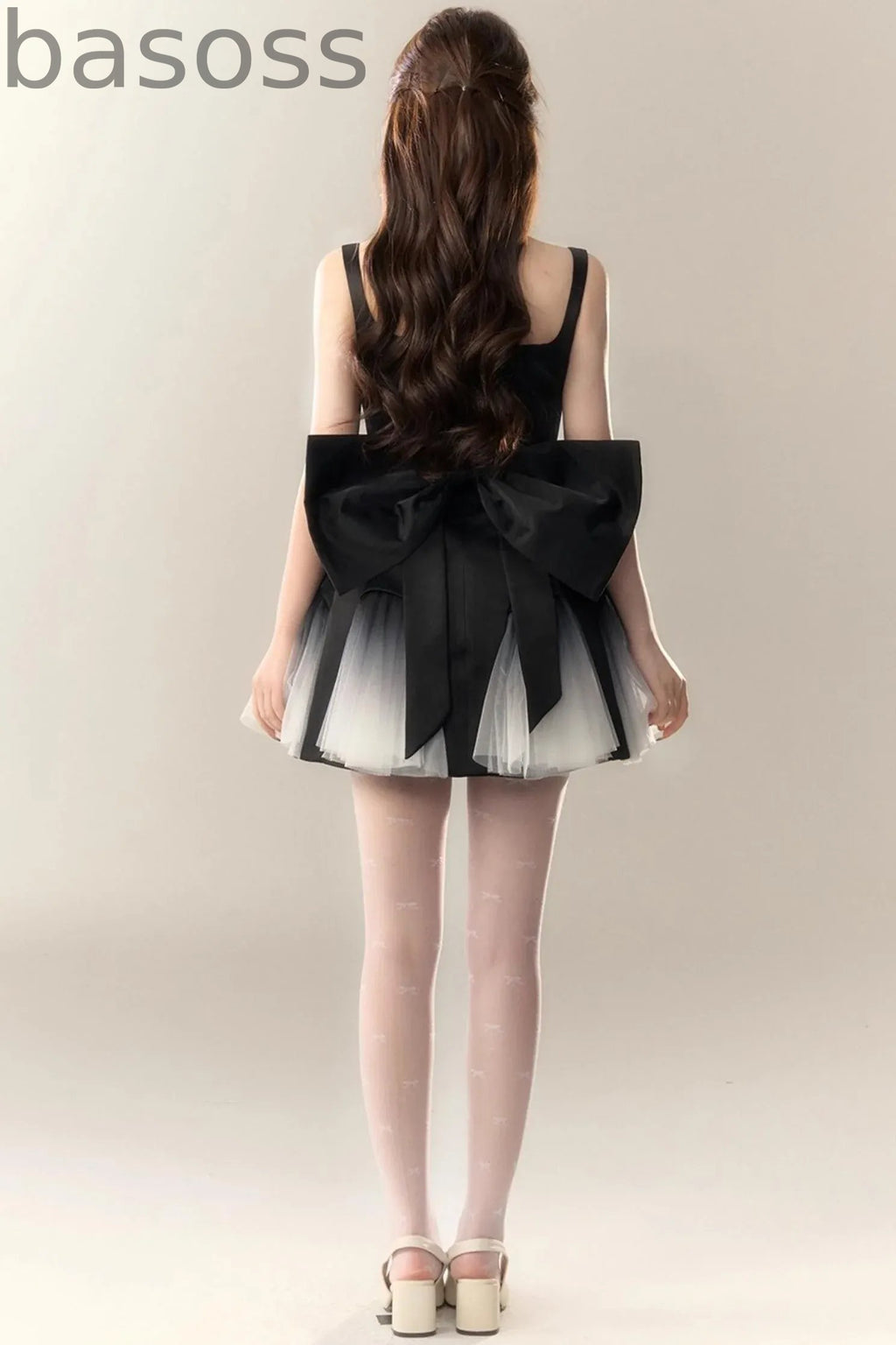 Swan Dance Mesh Panelled Slip Dress