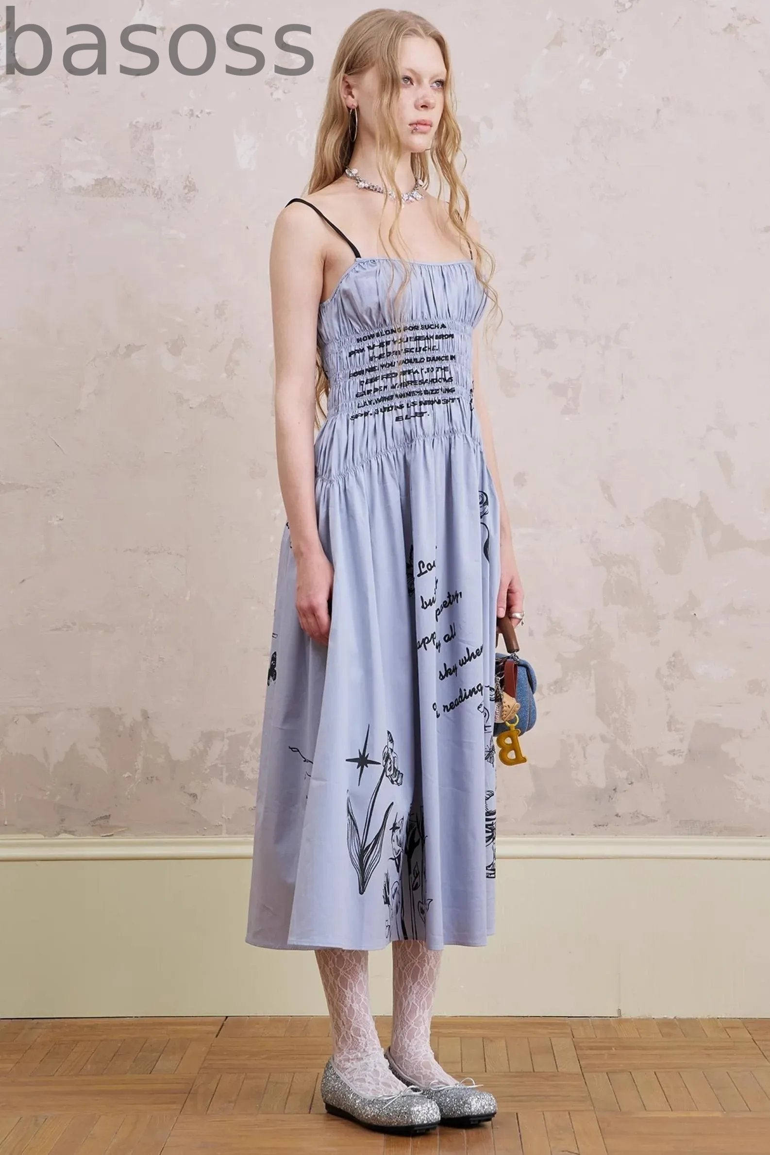 Waist Maxi Dress