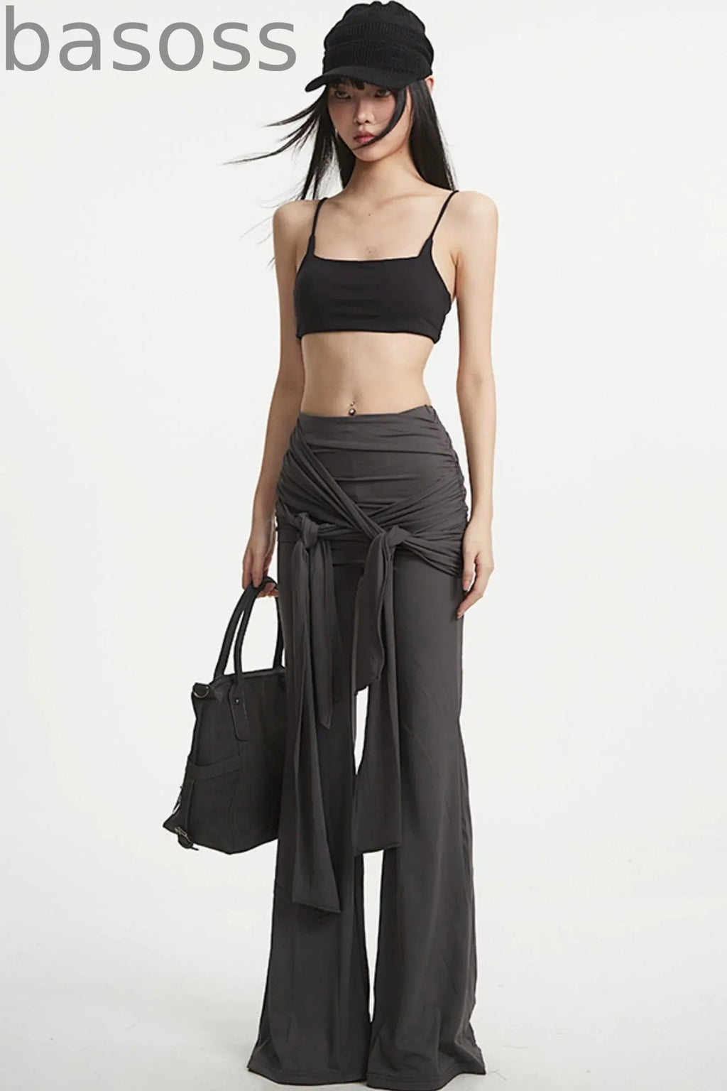 Strappy Flared Pants