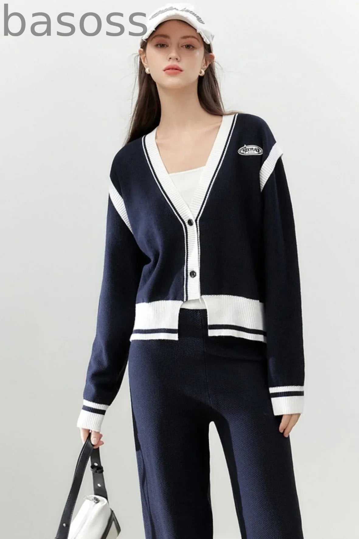 Fashion Casual Wool Knitwear Two-Piece Set