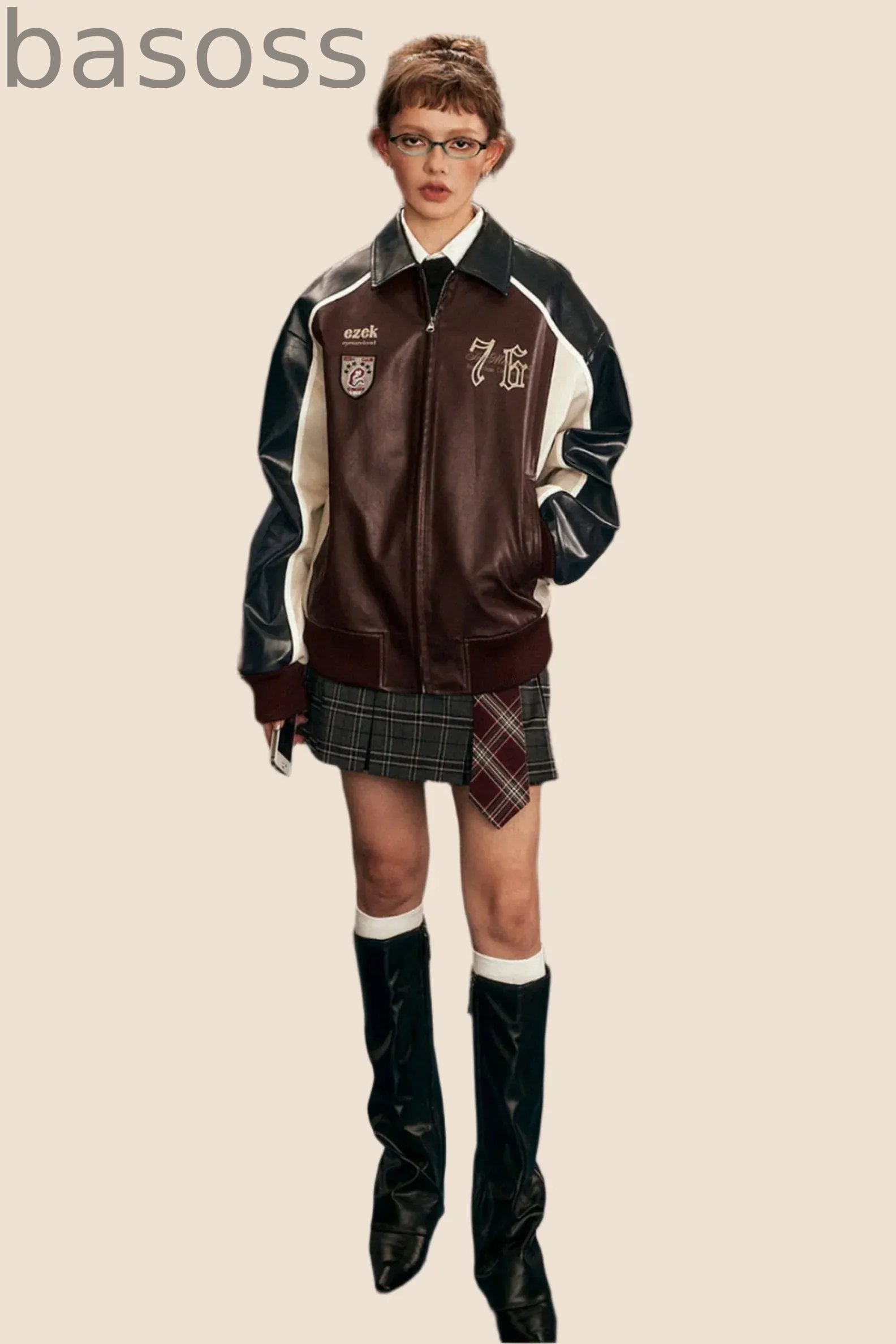 Vintage Dropped Sleeve Biker Jacket