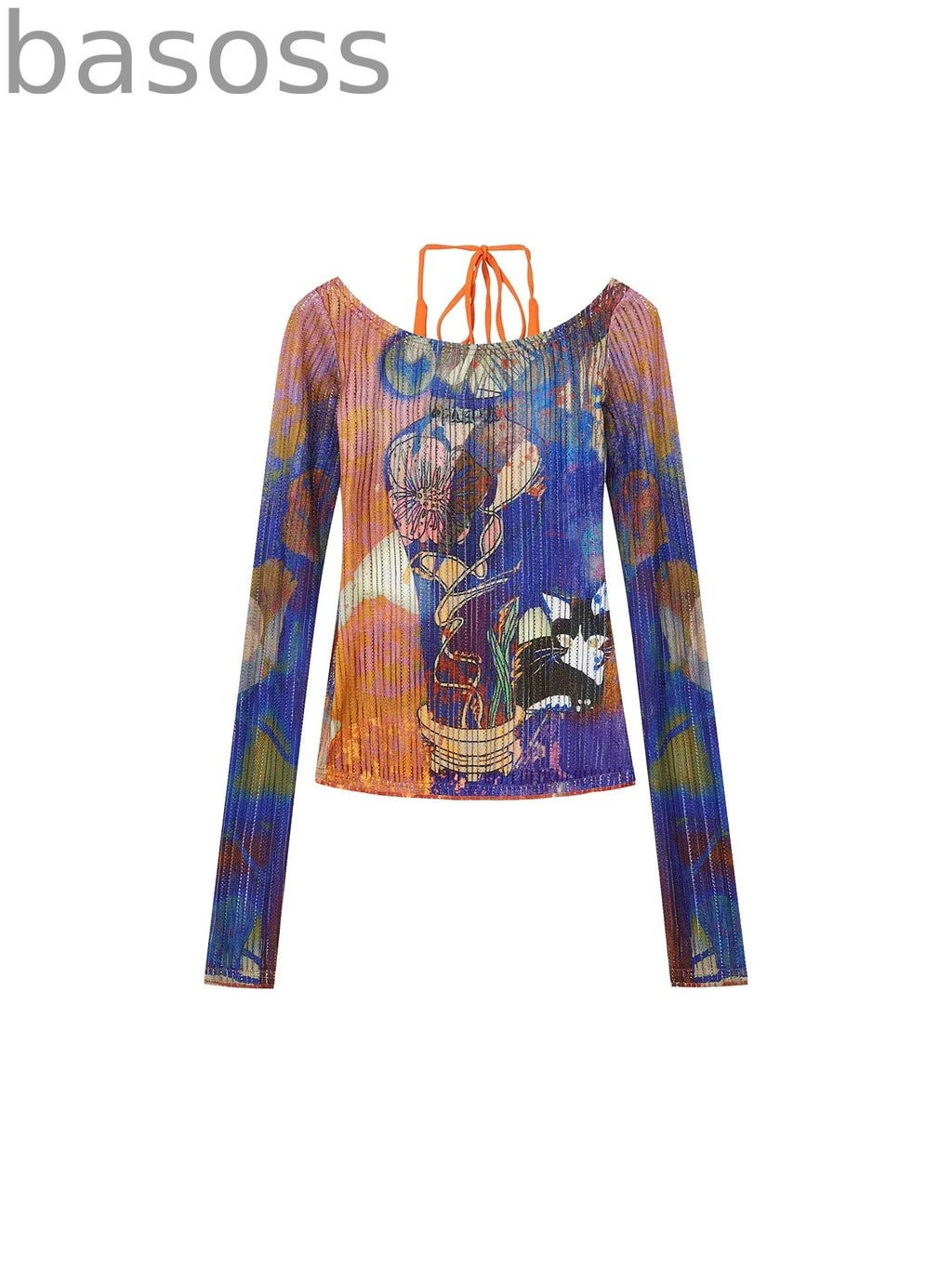 Floral One-Shoulder Base Layer
