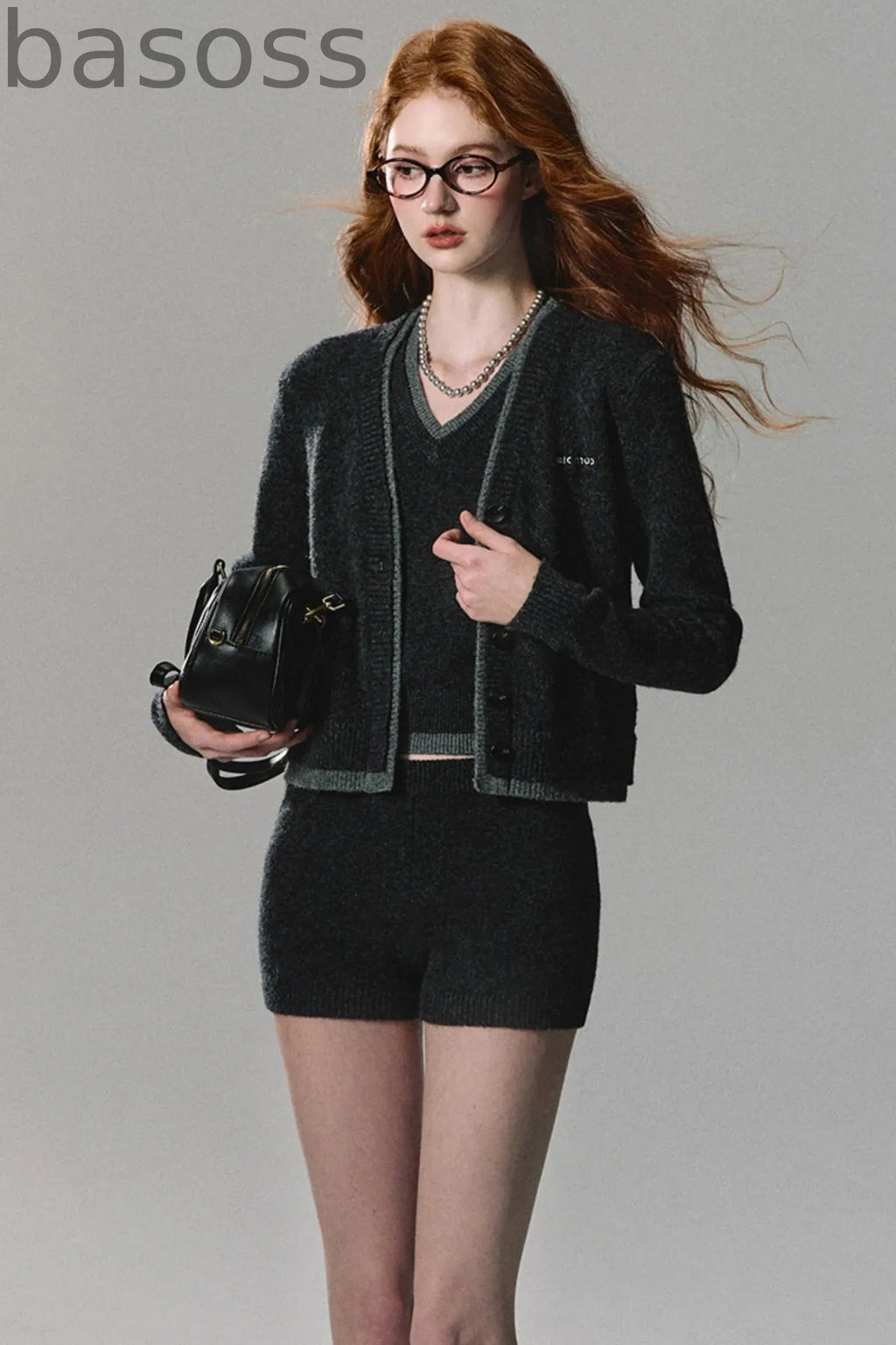 Miu Sense Knitted Cardigan Set-Up