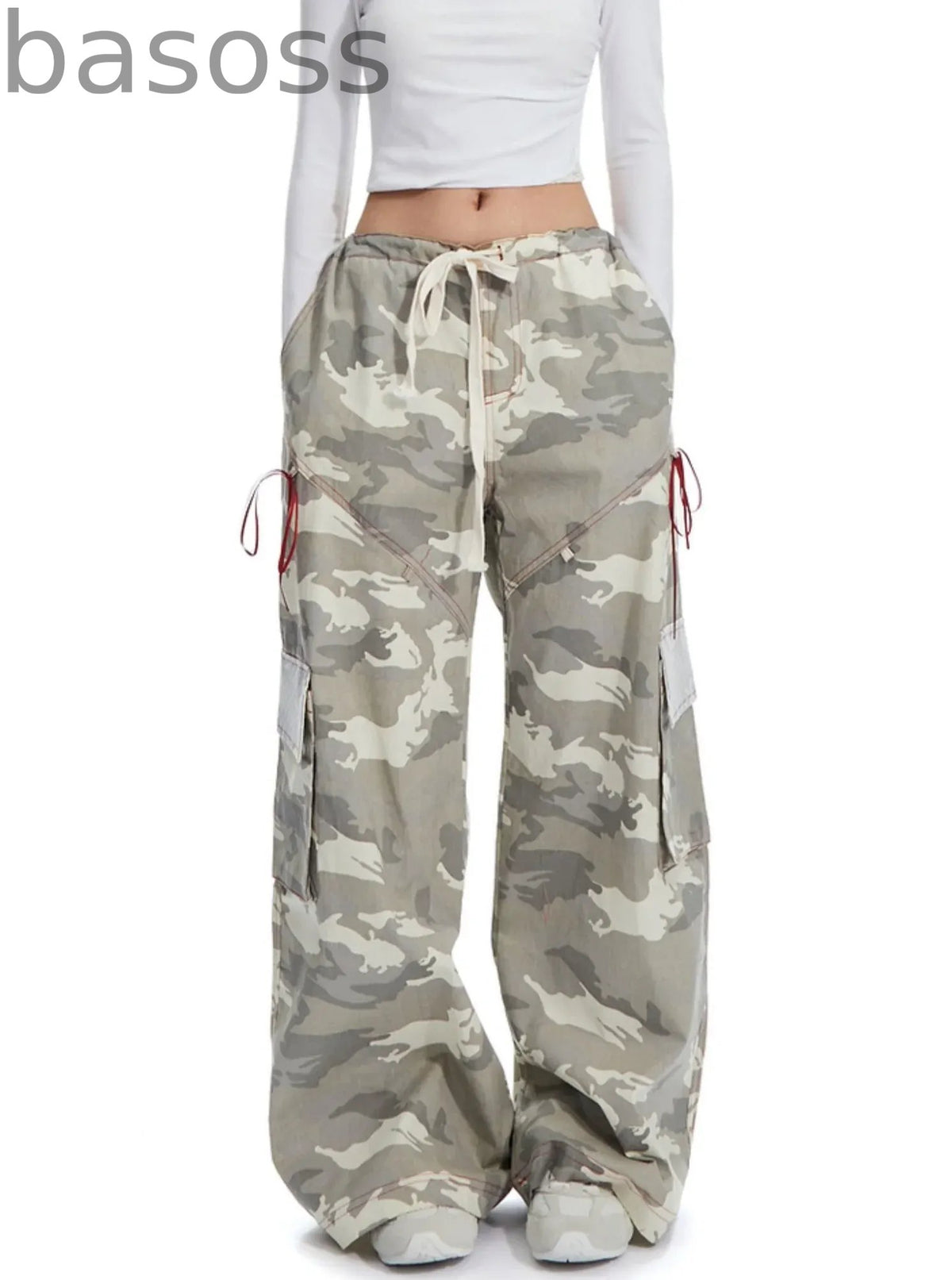 American Vintage Print Cargo Pants