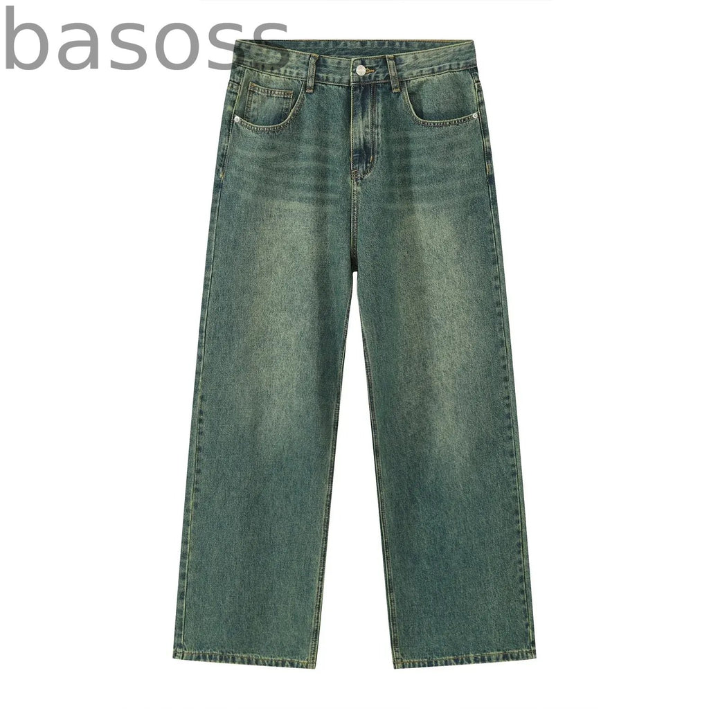 Vintage Loose Straight Wide Jeans