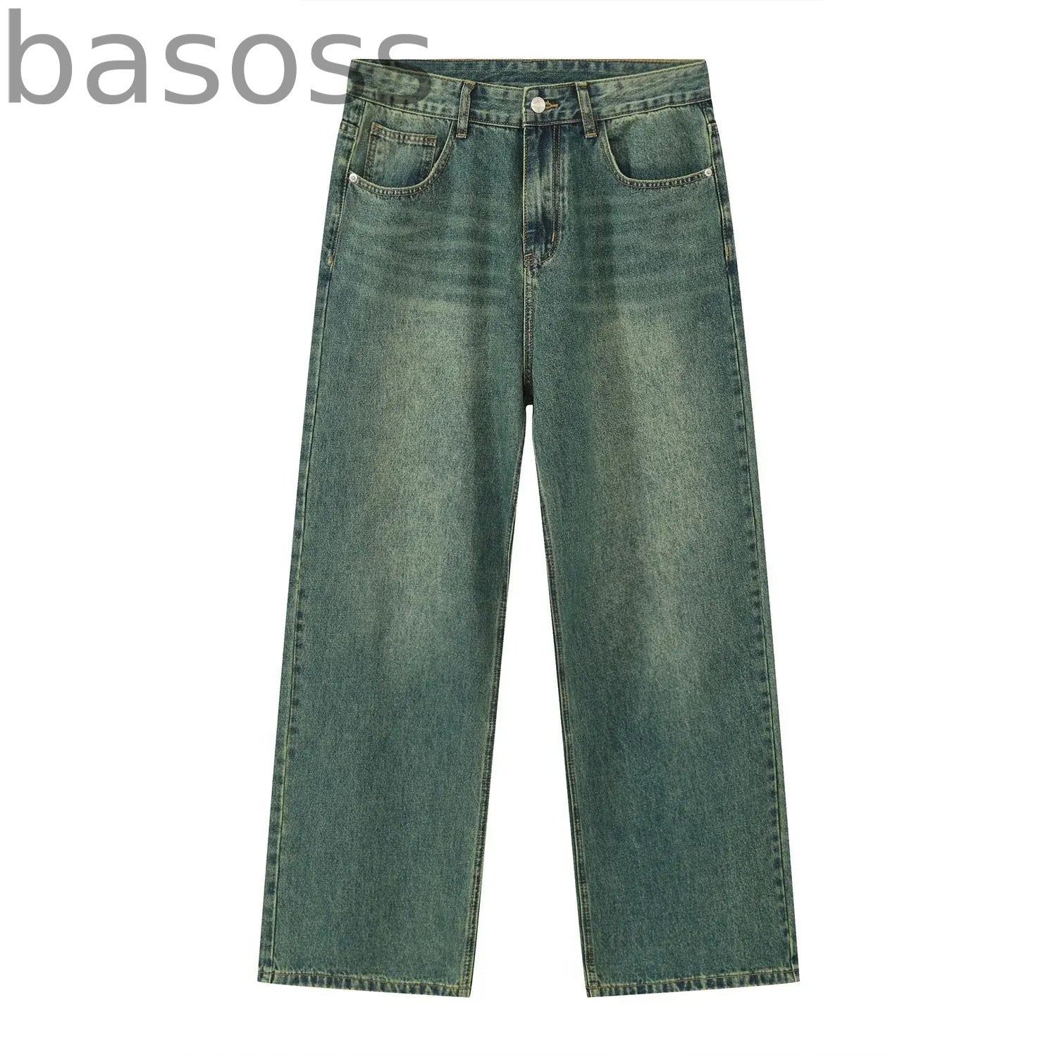 Vintage Loose Straight Wide Jeans