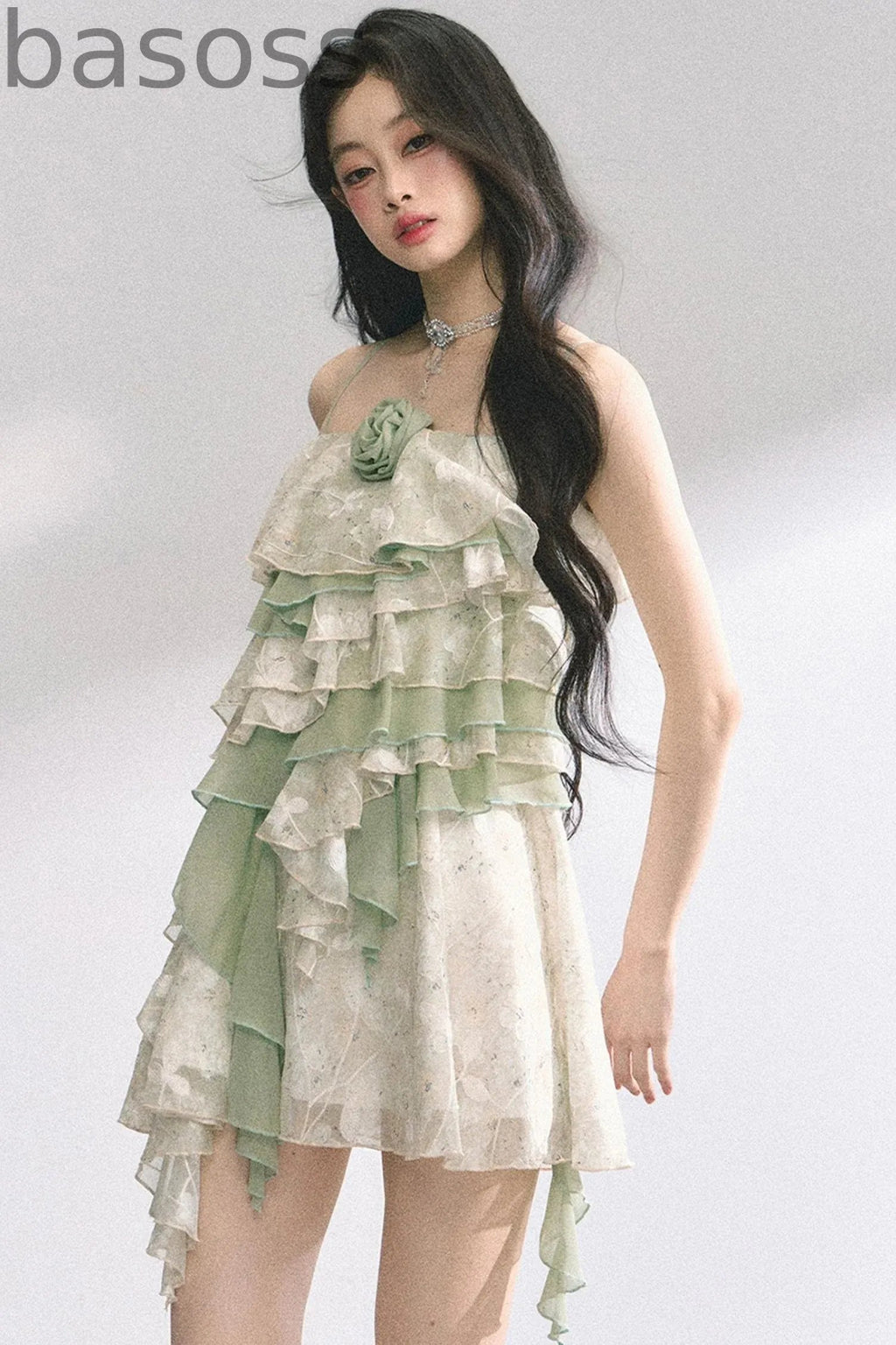 One-Shoulder Lace Dress
