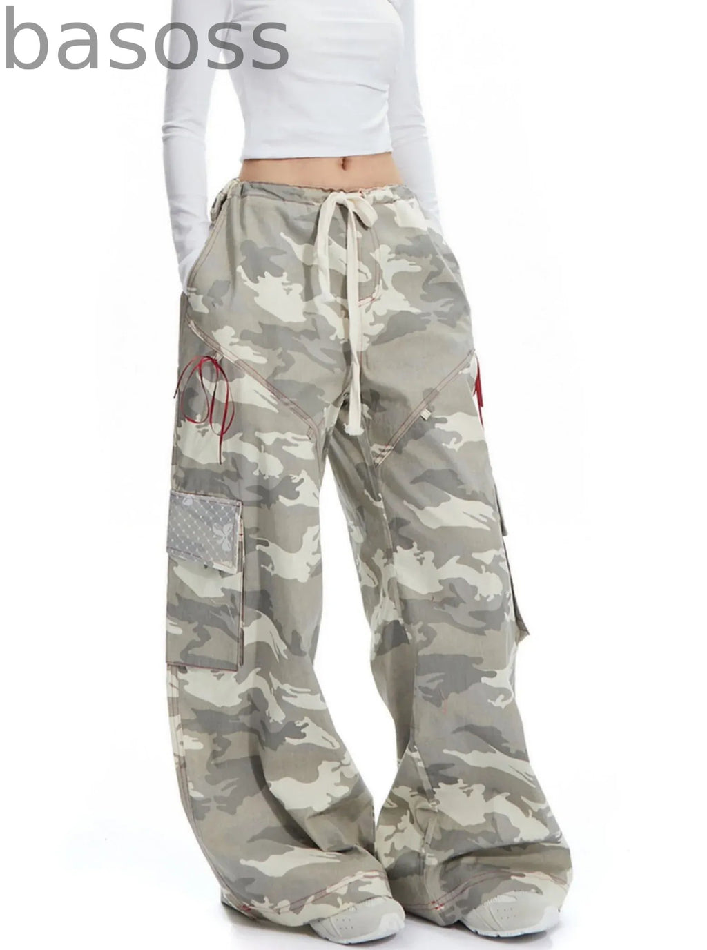 American Vintage Print Cargo Pants