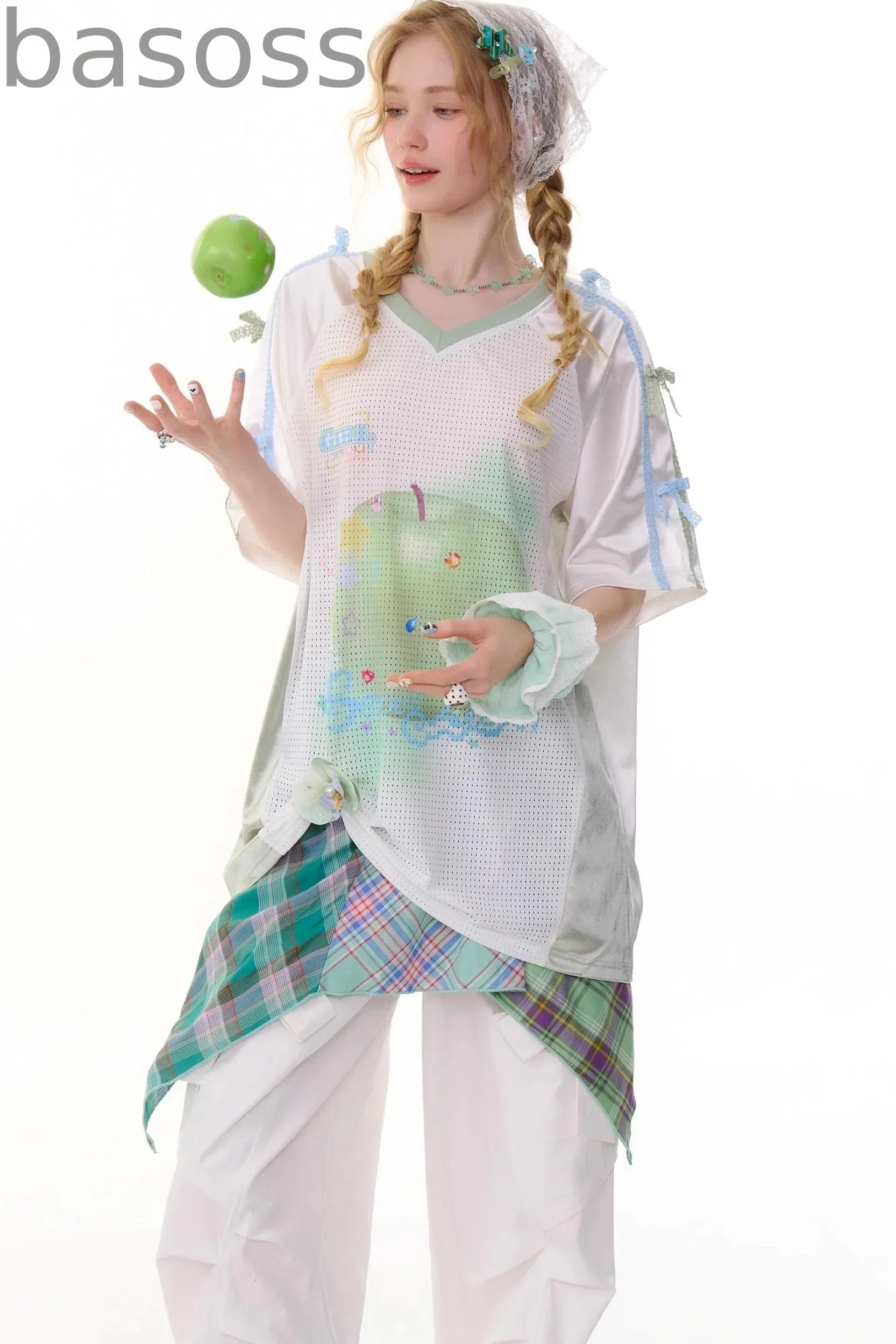 Summer Apple Print Tee