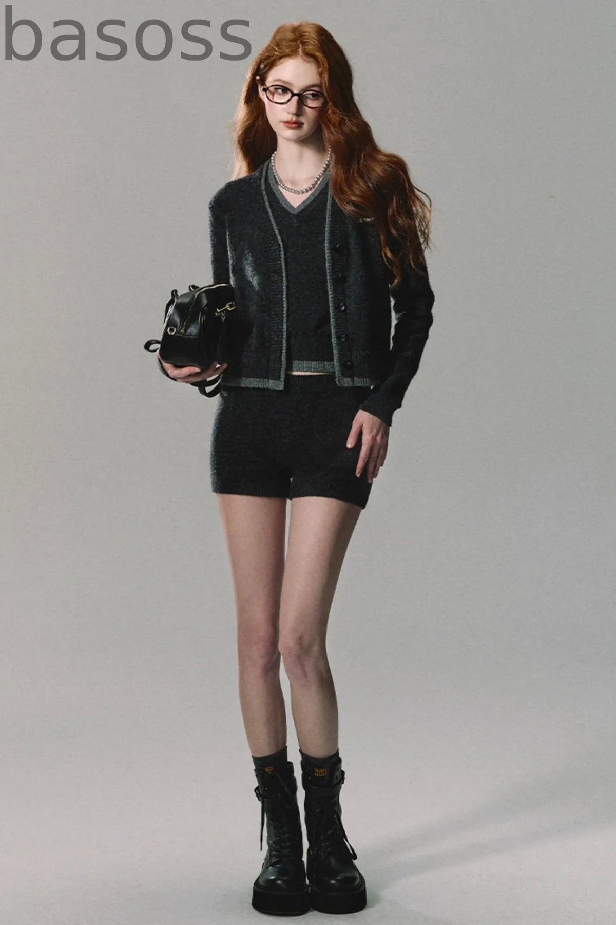 Miu Sense Knitted Cardigan Set-Up
