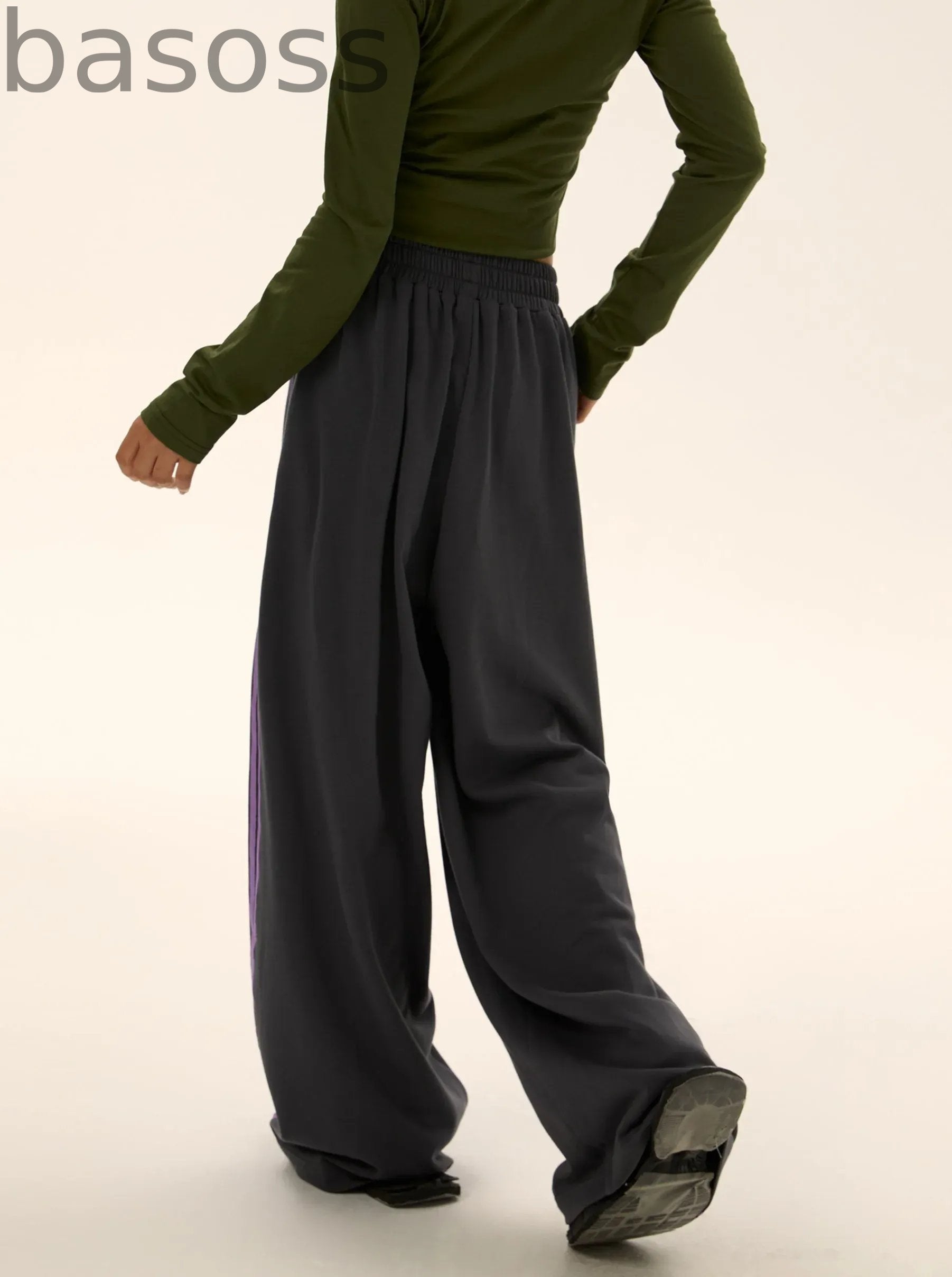 Double Line Loose Sports Pants