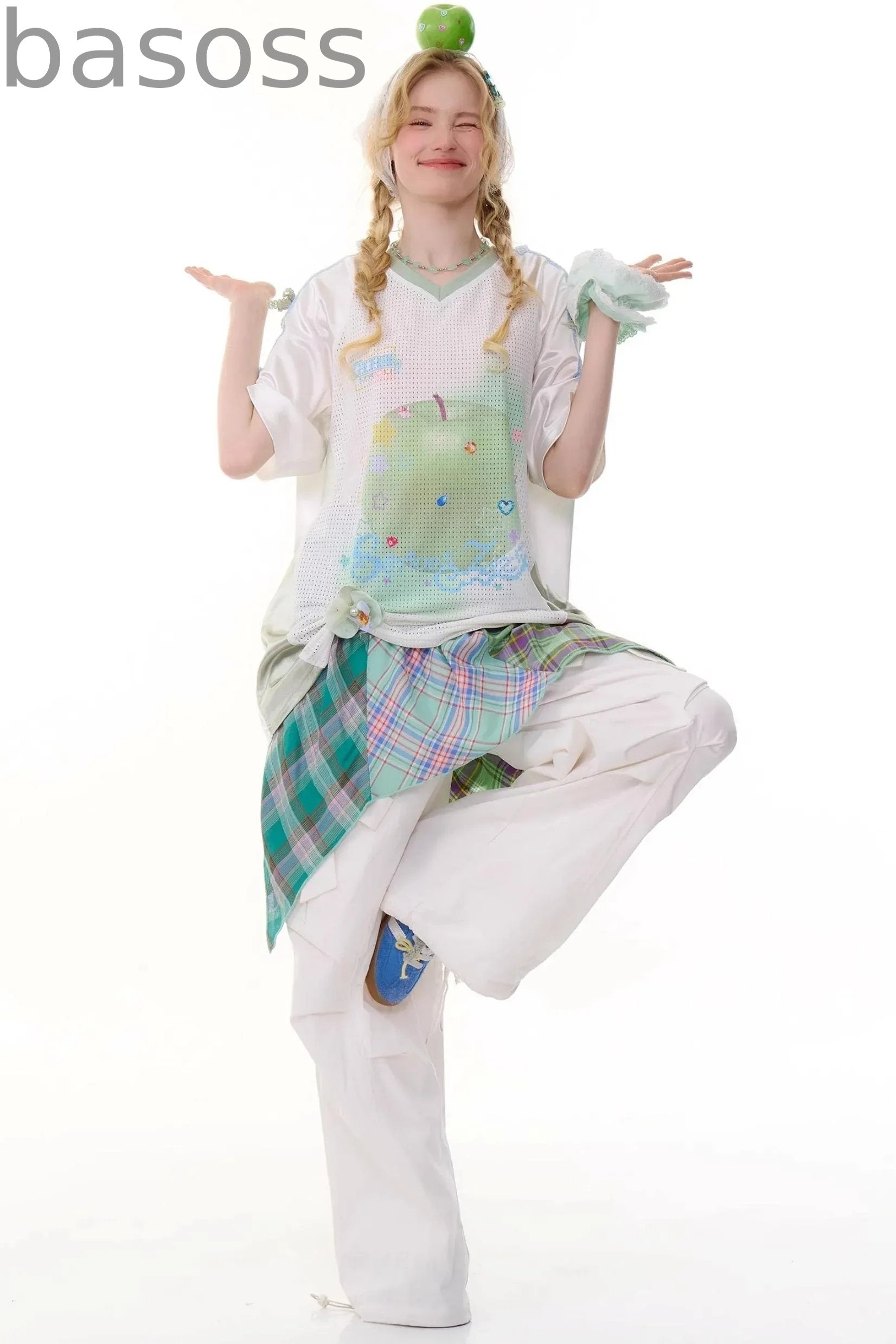 Summer Apple Print Tee