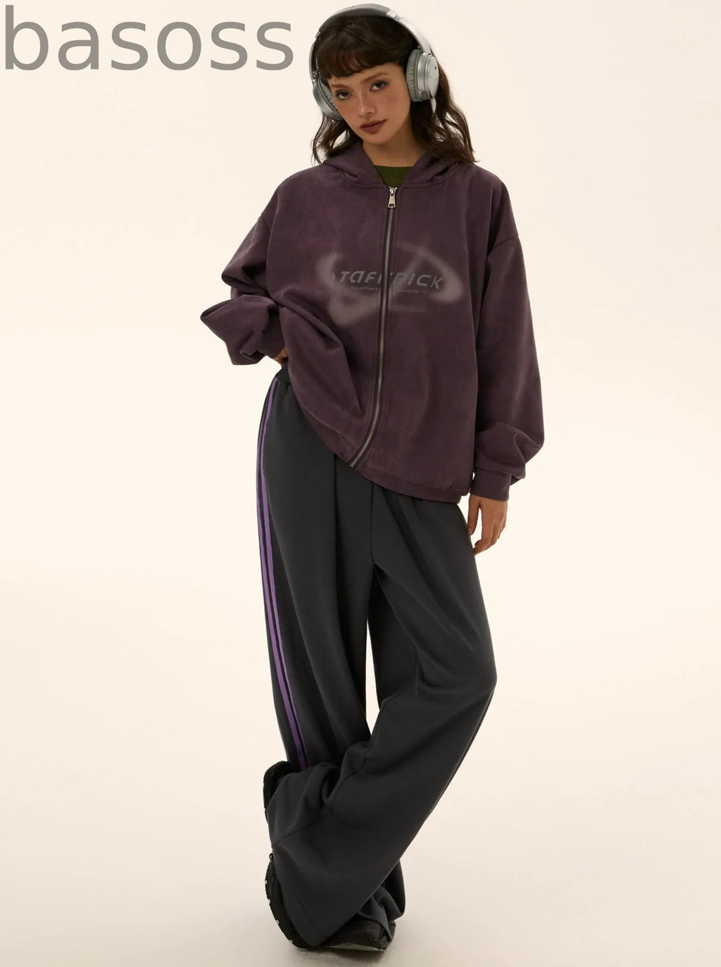 Double Line Loose Sports Pants