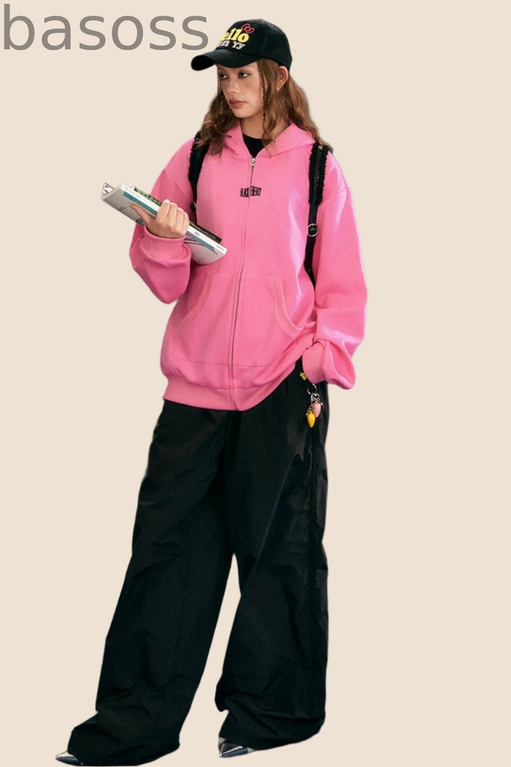 Dopamine Yellow Zipper Sweatshirt Jacket