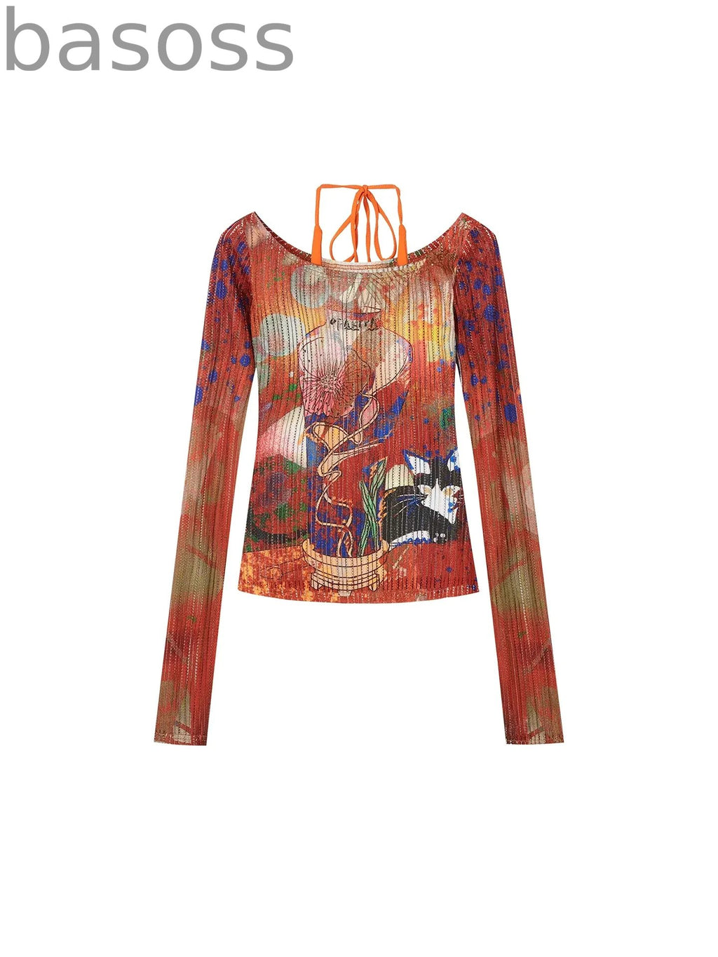 Floral One-Shoulder Base Layer