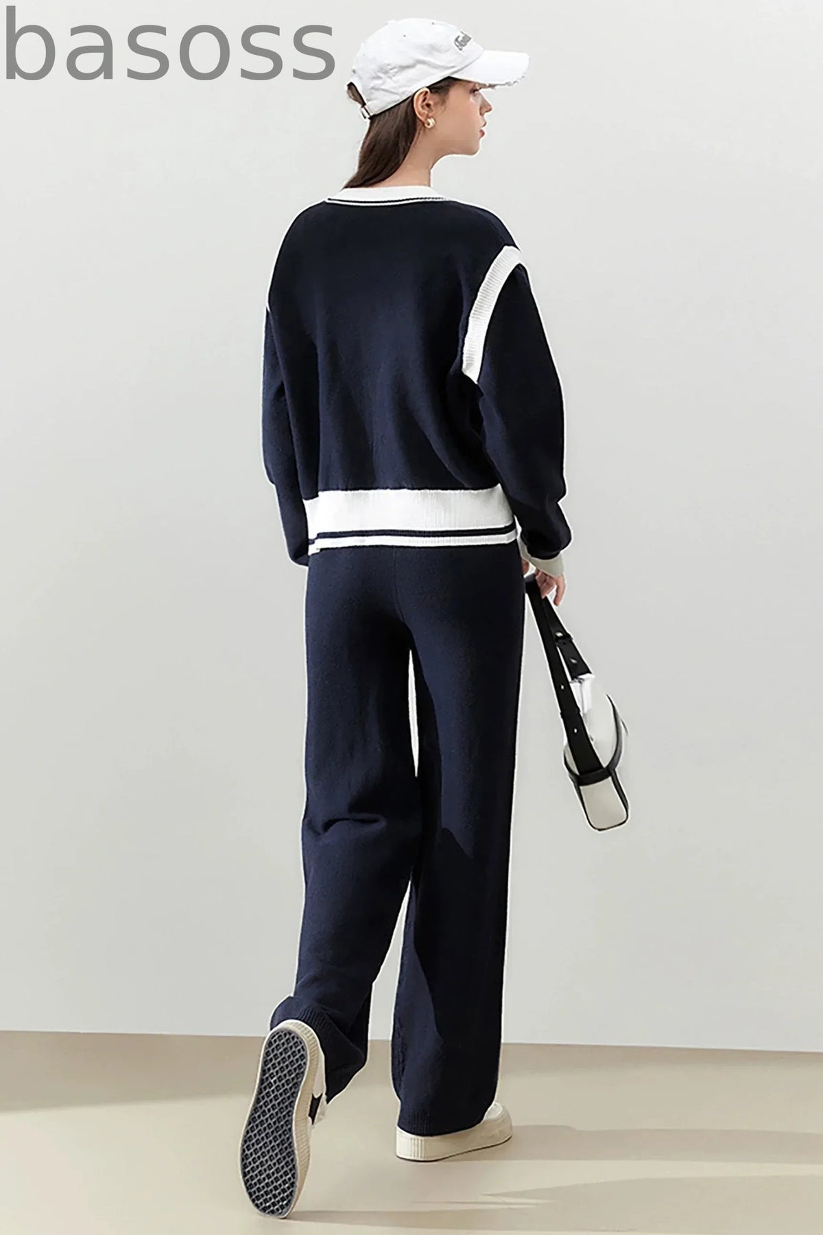 Fashion Casual Wool Knitwear Two-Piece Set