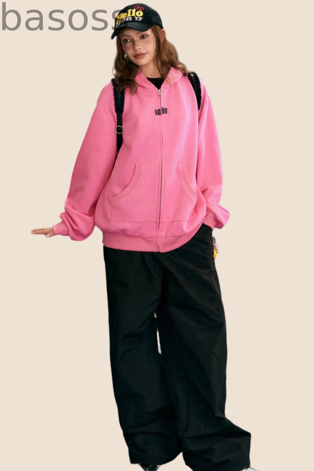 Dopamine Yellow Zipper Sweatshirt Jacket