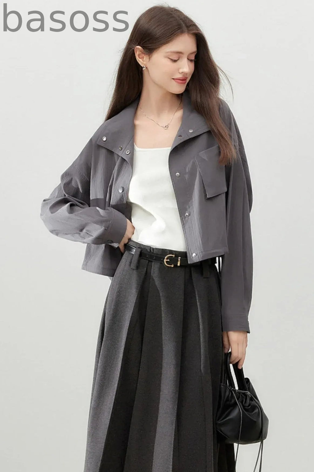 Collar Short Trench Coat