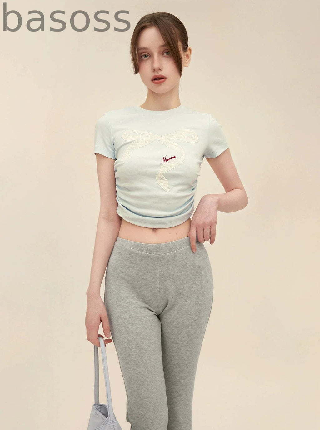 Retro Lace Patch Crop Set-Up