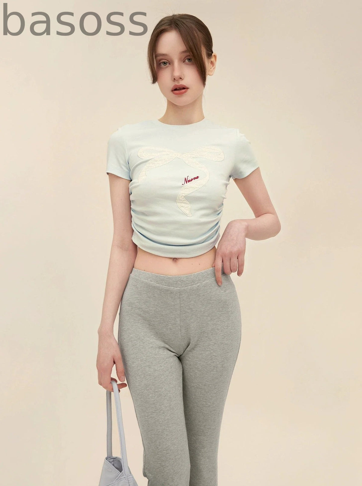 Retro Lace Patch Crop Set-Up