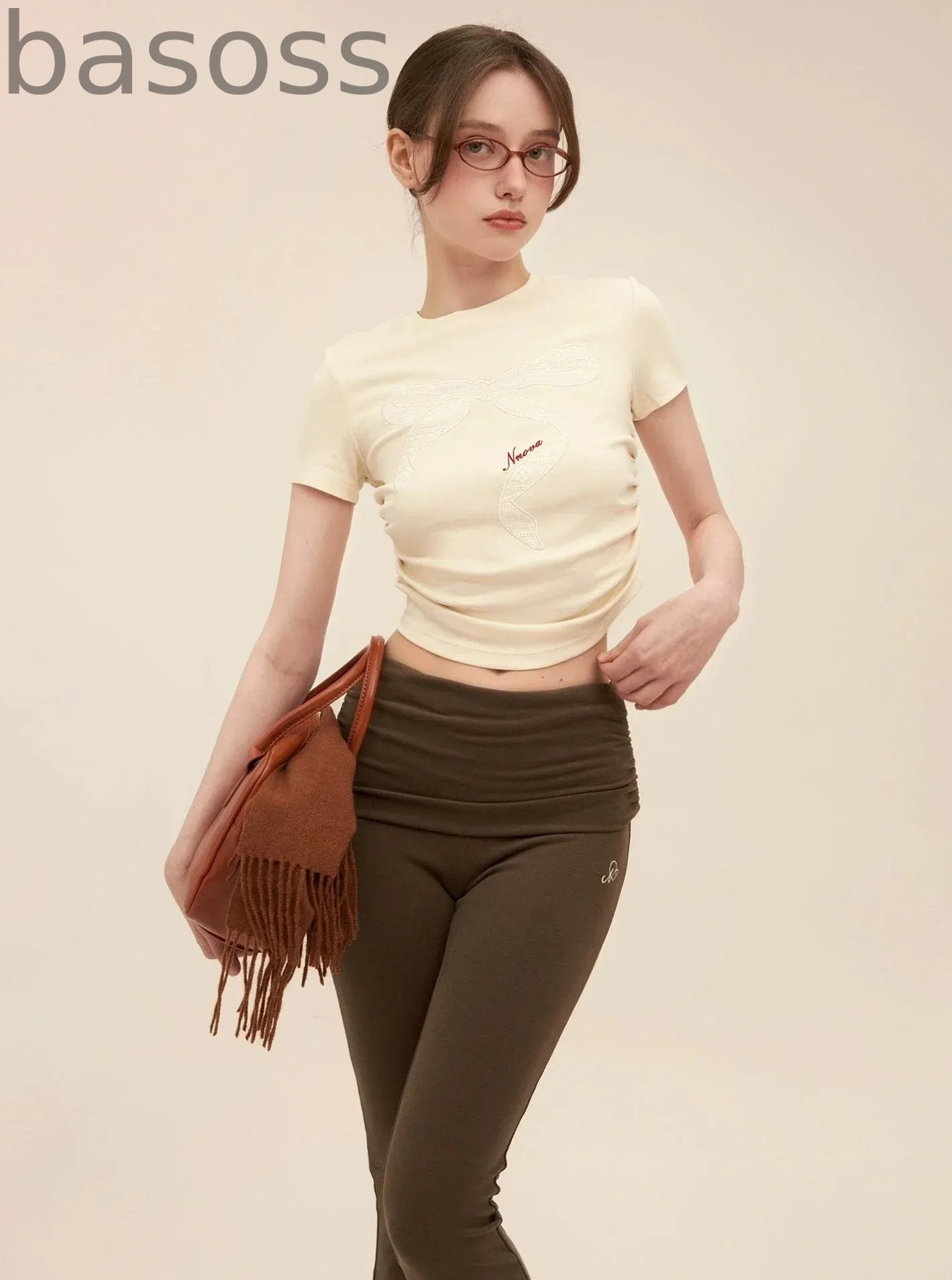 Retro Lace Patch Crop Set-Up