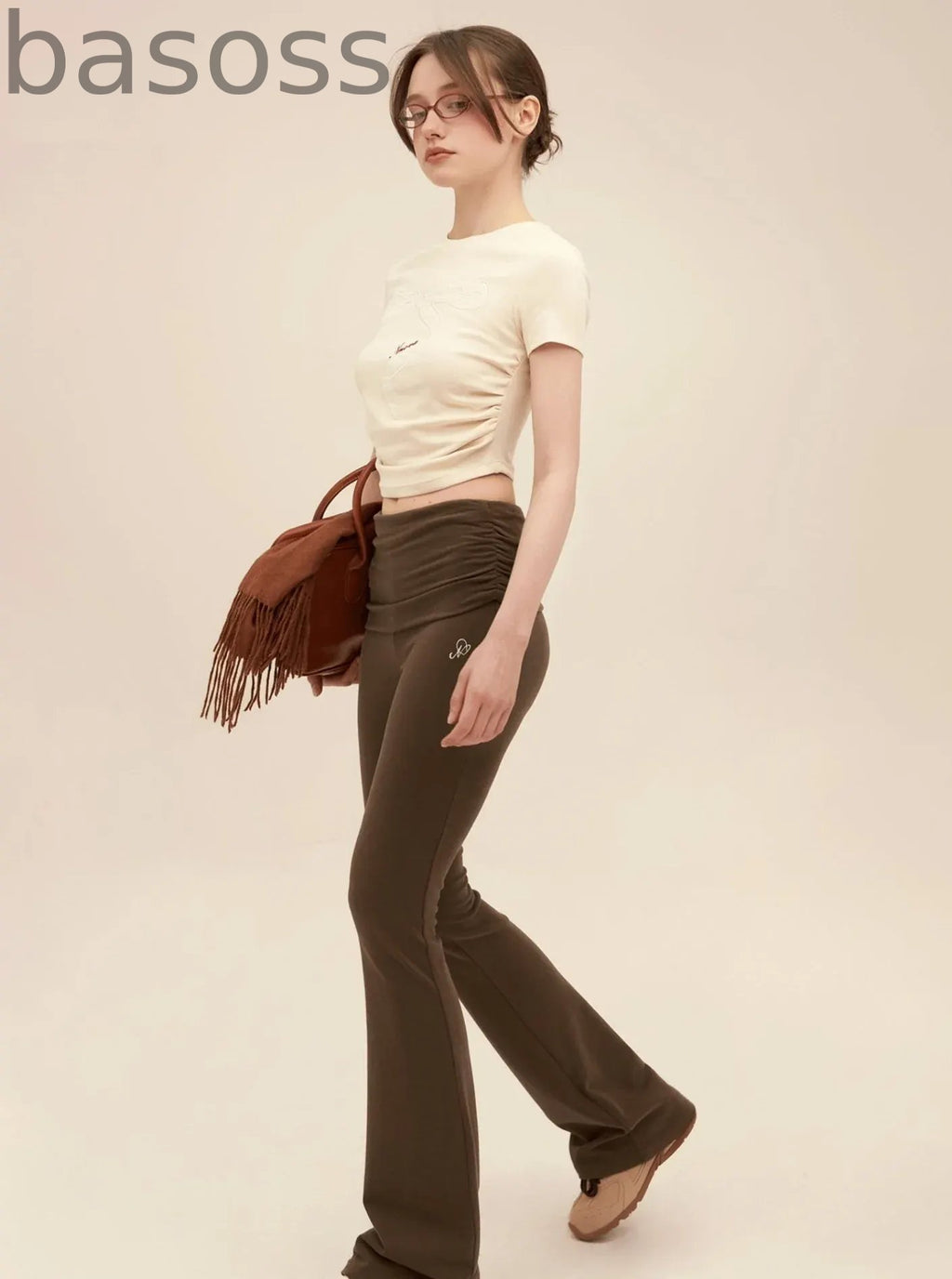 Retro Lace Patch Crop Set-Up
