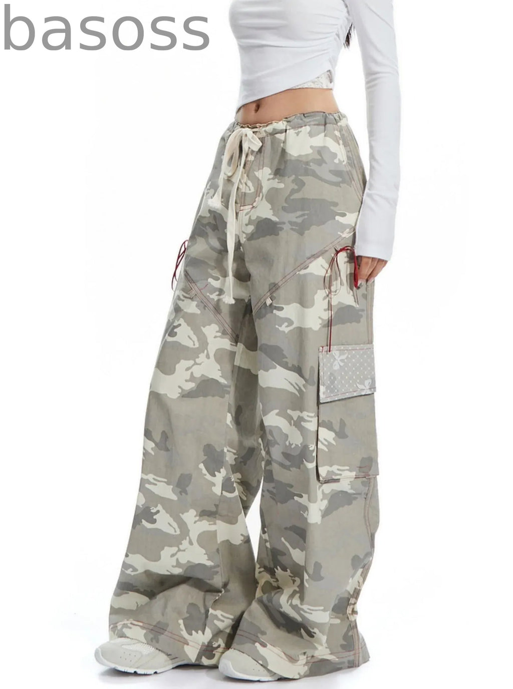 American Vintage Print Cargo Pants