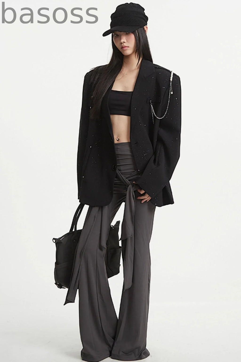 Strappy Flared Pants