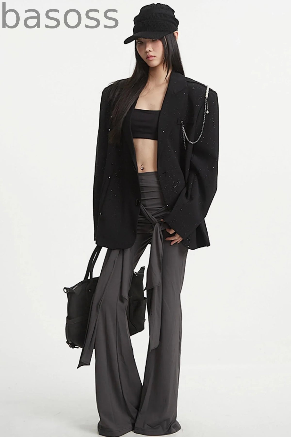 Strappy Flared Pants