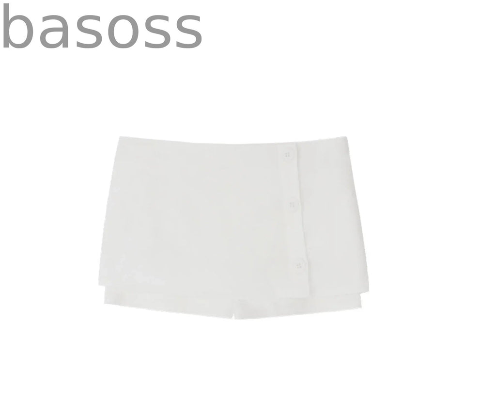 Halter Button Skirt