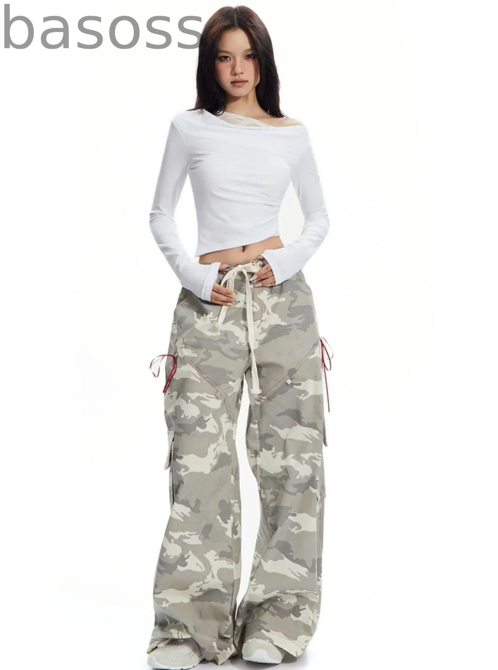 American Vintage Print Cargo Pants
