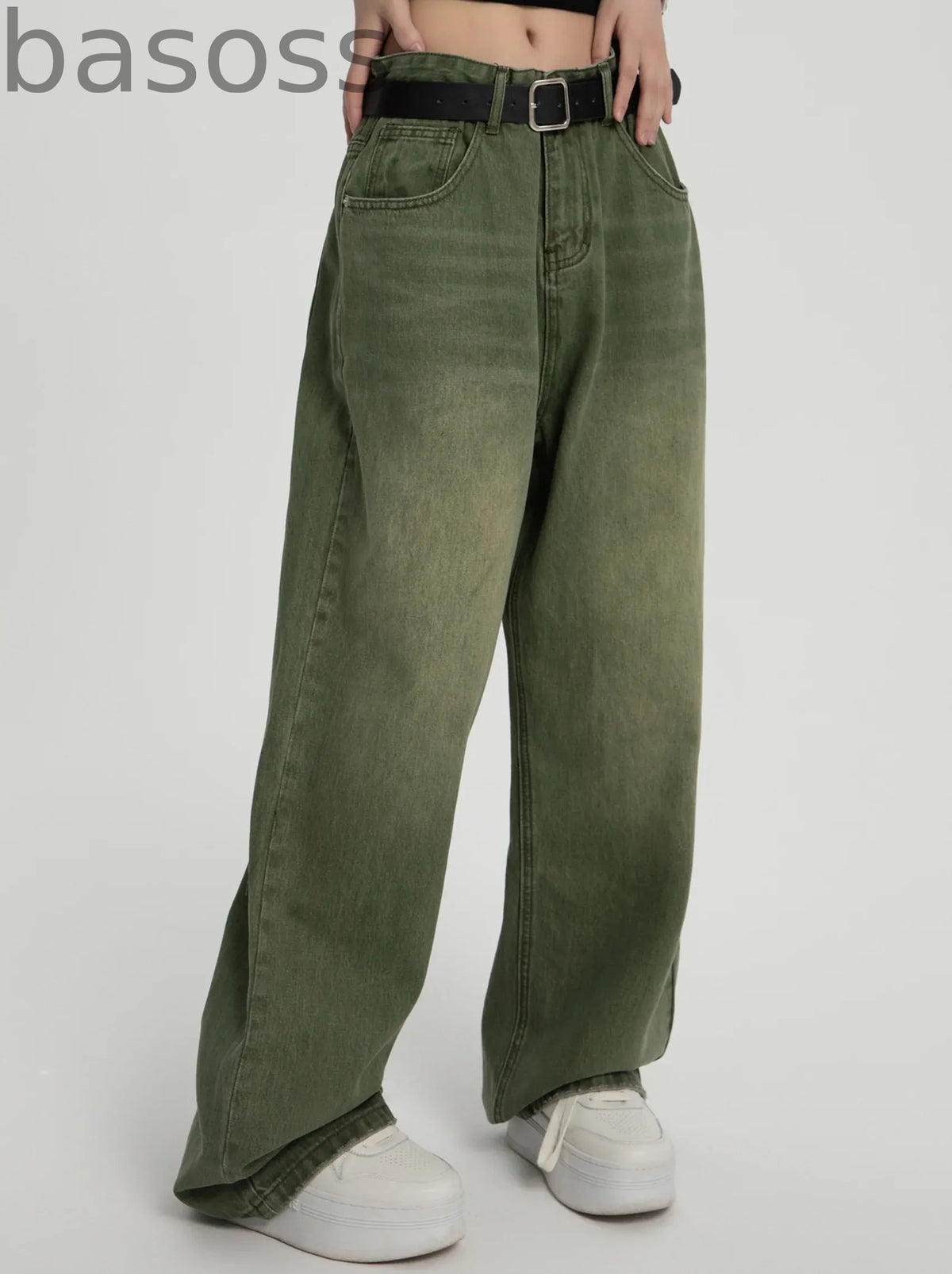 Vintage Loose Straight Wide Jeans