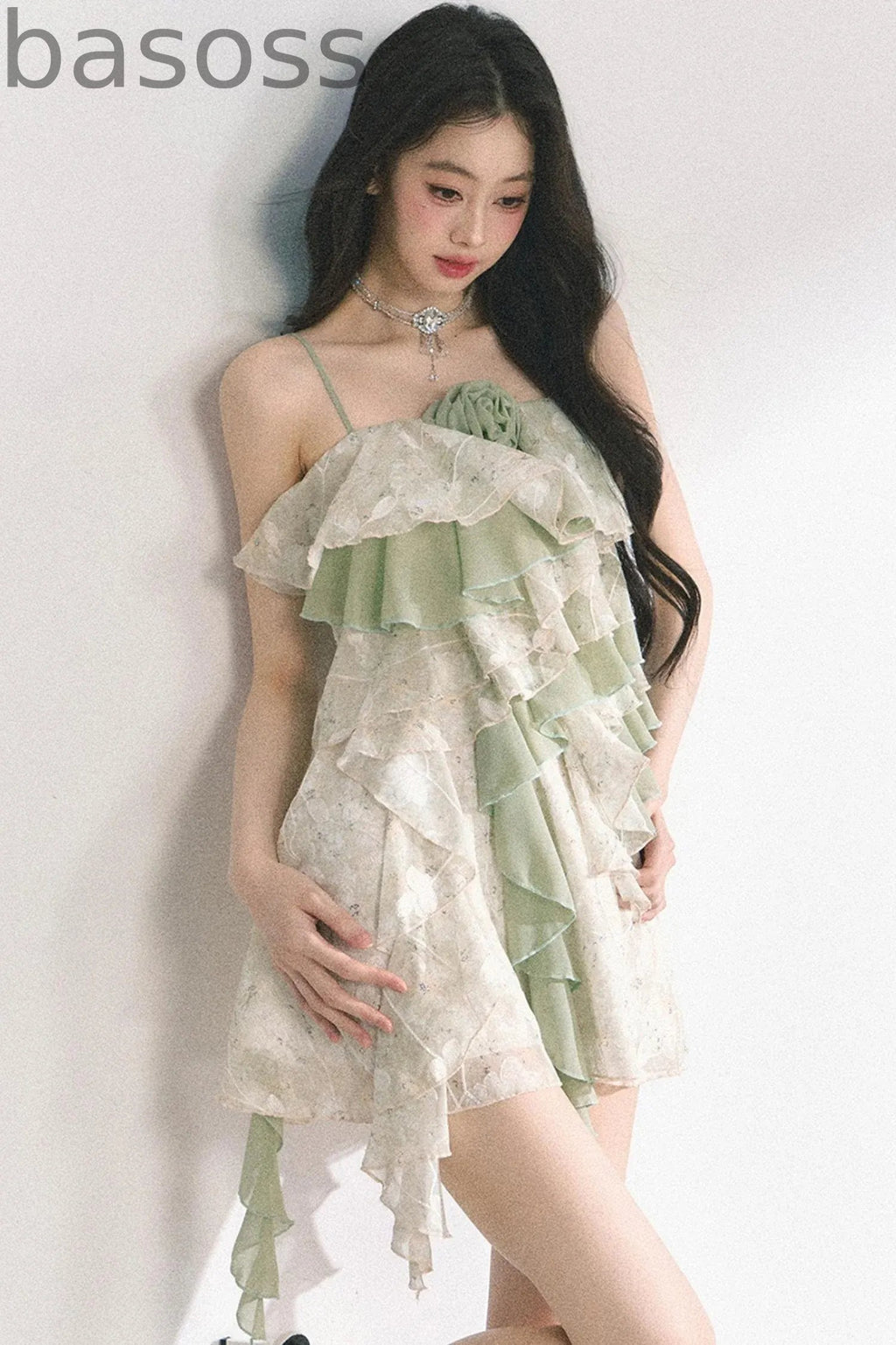 One-Shoulder Lace Dress