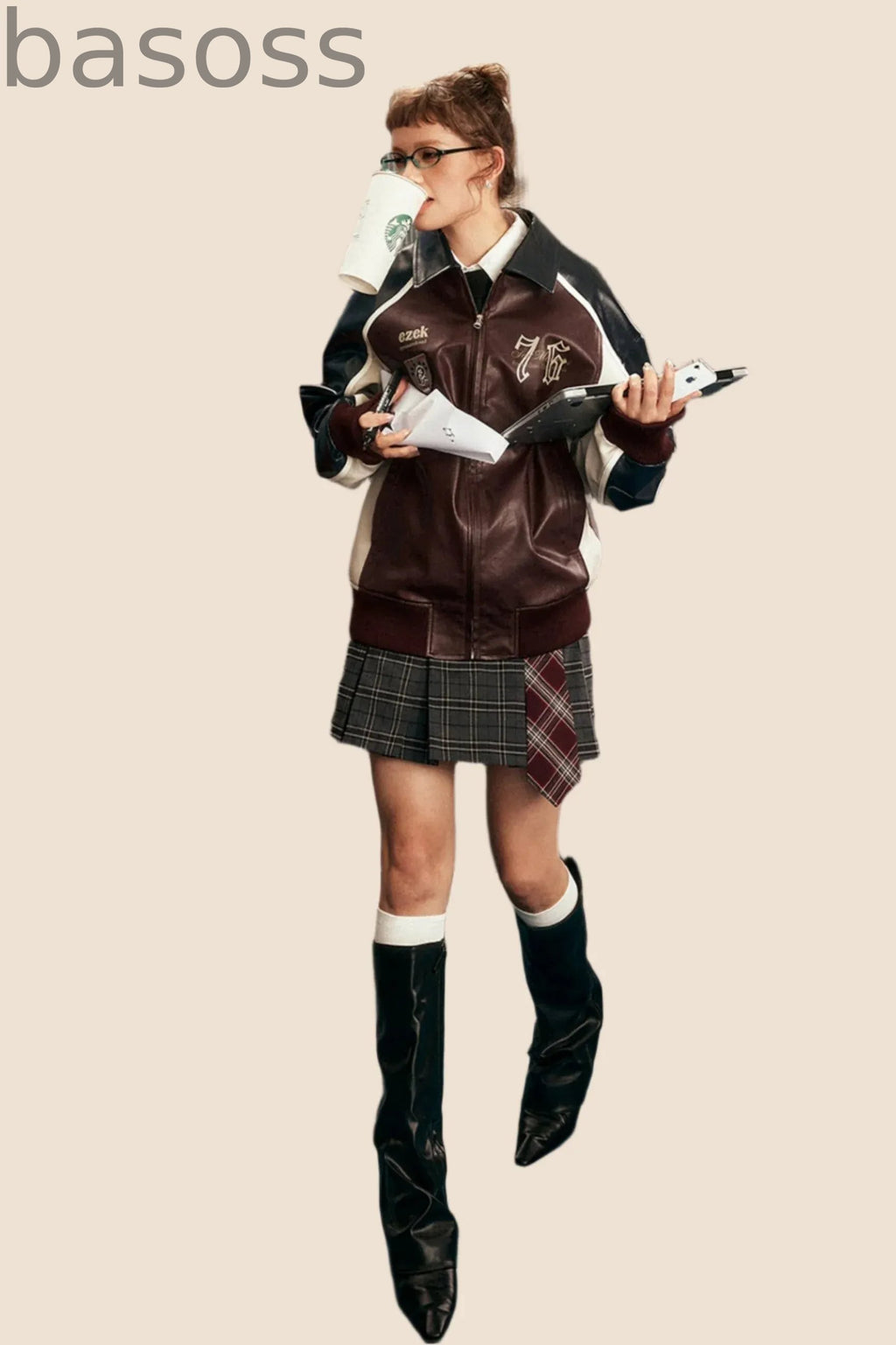 Vintage Dropped Sleeve Biker Jacket