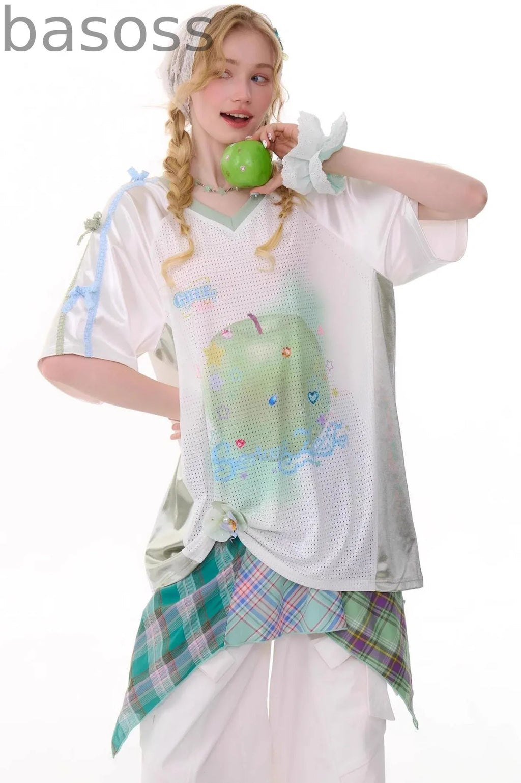 Summer Apple Print Tee
