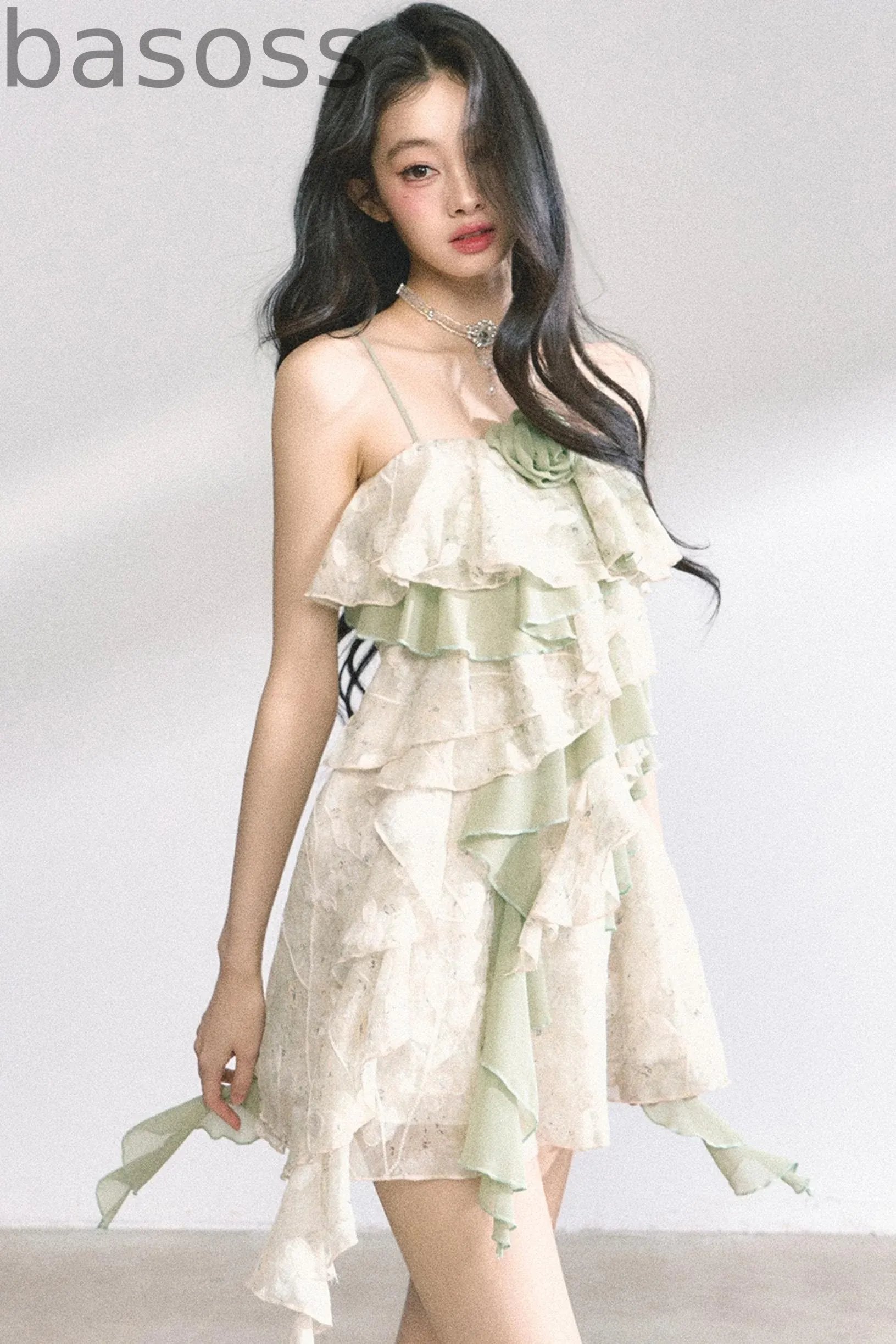 One-Shoulder Lace Dress