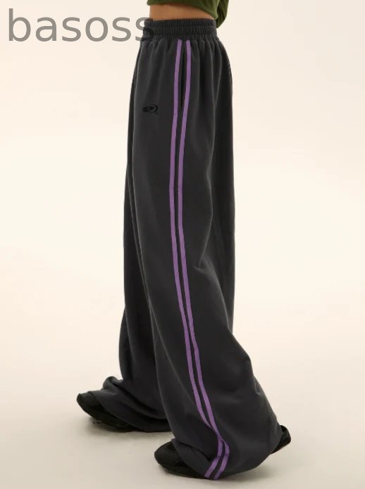 Double Line Loose Sports Pants