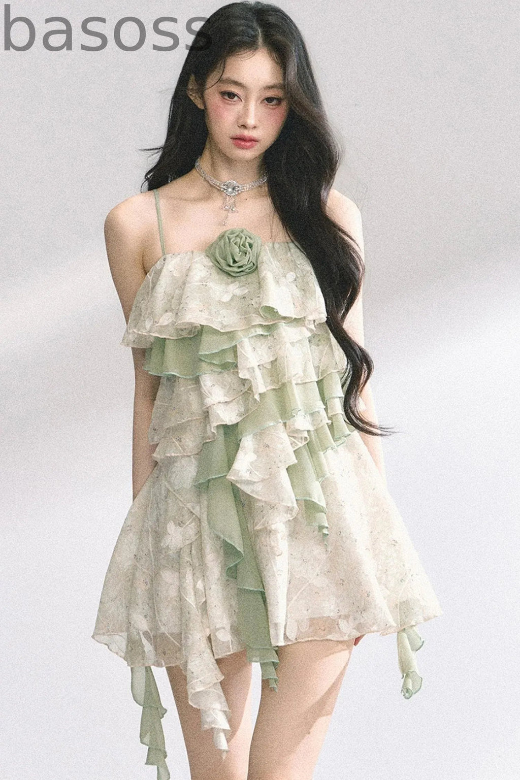 One-Shoulder Lace Dress